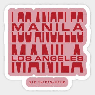 mnl la Sticker